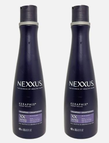 (2) Nexxus Keraphix Shampoo for Damaged Hair Keraphix with ProteinFusion 13.5 oz