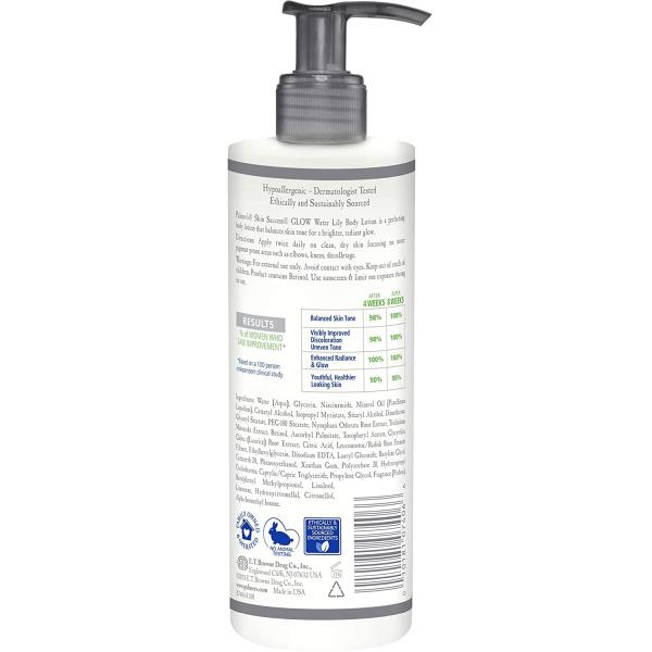 Palmers Skin Success Glow Body Lotion Water Lily 8 Ounce Pump (236ml) (Pack of 2)