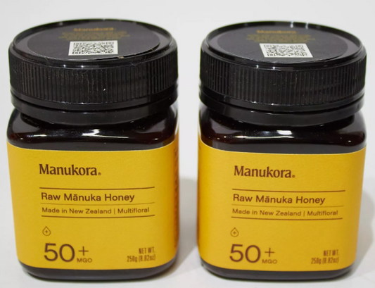 (2 Pack) Manukora - MGO 50+ Multifloral Raw Manuka Honey, Authentic, Non-GMO