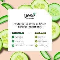 2 Packs Yes To Face Wipes for Women and Men, Sensitive Facial Cleansing Wipes for use as a Make Up Remover, Cleaning, Soothing, Cucumbers Aloe Vera