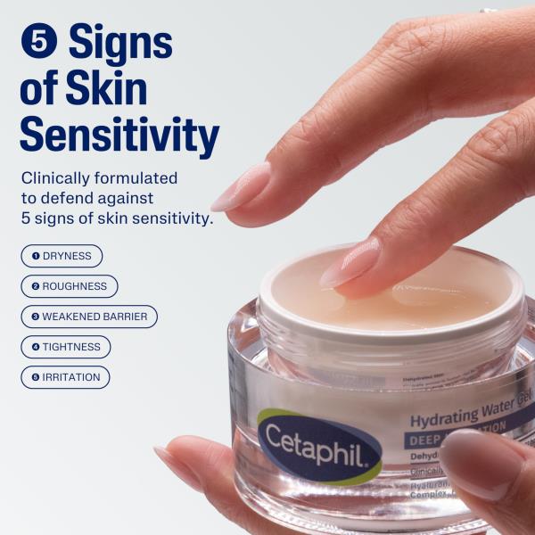 (2) Cetaphil Deep Hydration Skin Restoring Water Gel 1.7 oz, Fragrance Free
