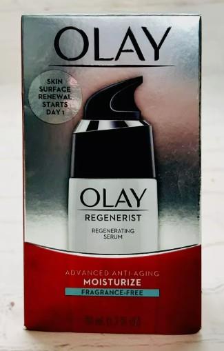 Olay Regenerist Regenerating Serum, Fragrance-Free Light Gel Face Moisturizer - 1.7 Fl Oz