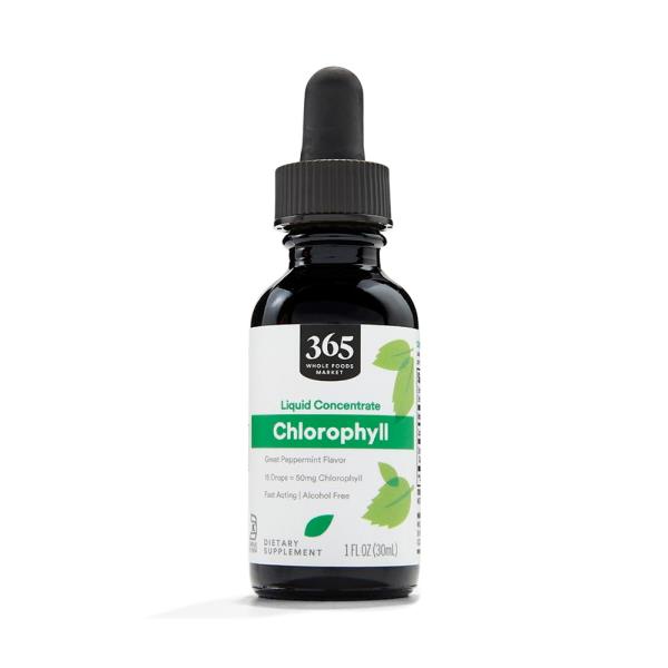 365 by Whole Foods Market, Liquid Concentrate Chlorophyll, Peppermint Flavor, 1 Fl Oz