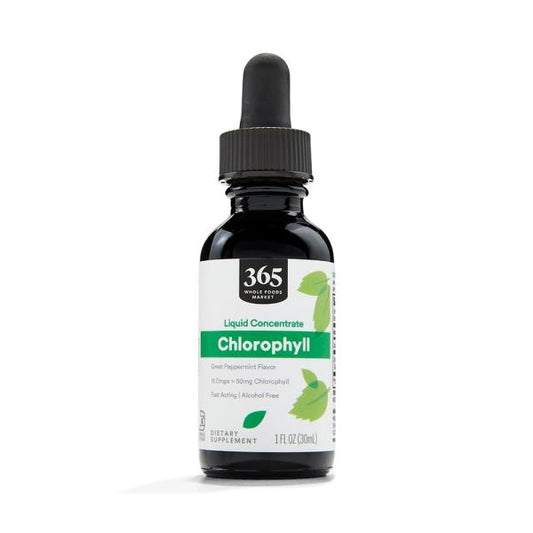 365 by Whole Foods Market, Liquid Concentrate Chlorophyll, Peppermint Flavor, 1 Fl Oz