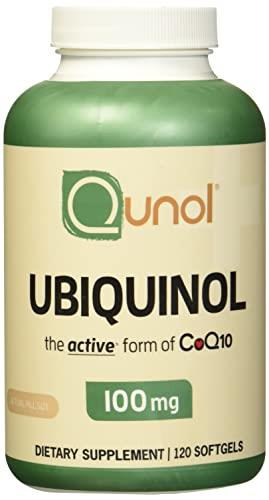 Qunol Ubiquinol - Active CoQ10, 100mg, Dietary Supplement, 120 Softgels 06/2026