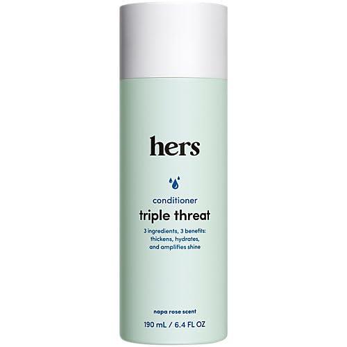 2 hers Triple Threat Conditioner  Color Safe Hair Loss Conditioner  6.4 fl oz
