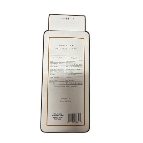 Native Body Wash - Sugar Cookie, Sulfate-Free, Dye-Free, 18 fl oz, Bundle of 3