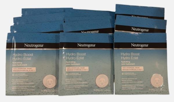 (12) Neutrogena Hydro Boost Hydrating Hydrogel Mask, 1 Oz