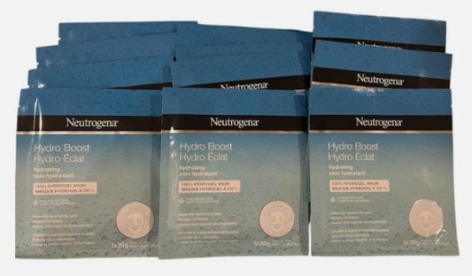 (12) Neutrogena Hydro Boost Hydrating Hydrogel Mask, 1 Oz