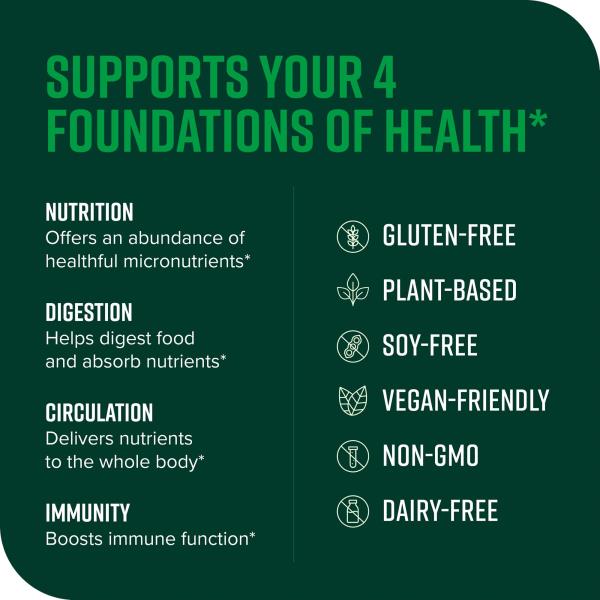 Vibrant Health, Green Vibrance, Vegan Superfood Powder, 15 Servings