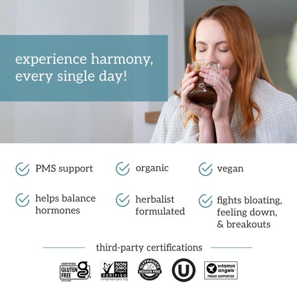8/2025 Date Organifi Harmony - Hormone Support Cacao Powder, 30 Servings