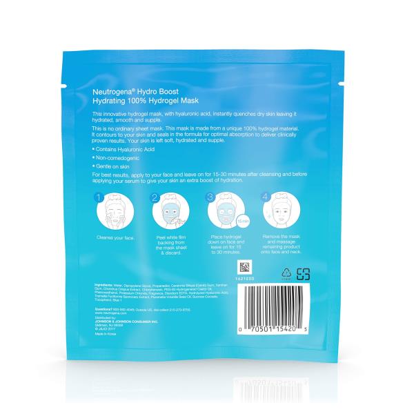 (12) Neutrogena Hydro Boost Hydrating Hydrogel Mask, 1 Oz