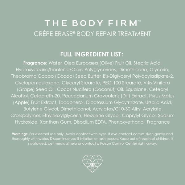 BODY FIRM Crepe Erase Advanced Body Repair Treatment, Anti-Aging Skin Care Moisturizer for Body and Neck, Firming Cream to Support Wrinkle, Promotes Natural Elastin & Collagen Production, 10 oz