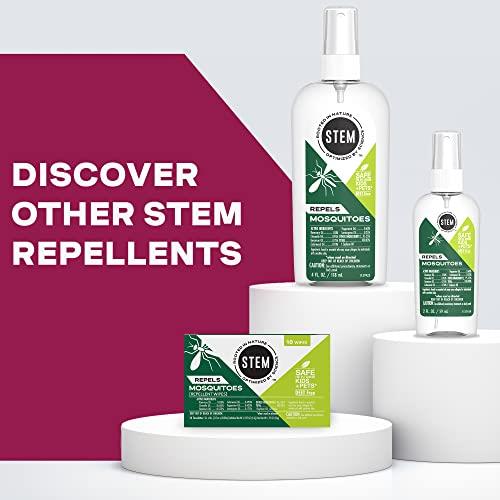 (2 Bottles) STEM for Mosquitoes: DEET Free Spray with Botanical Extracts, 4 Oz