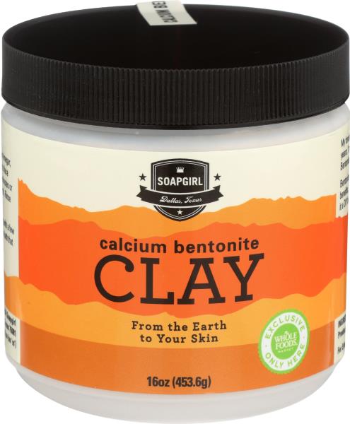 SOAPGIRL Calcium Bentonite Clay, 16 OZ