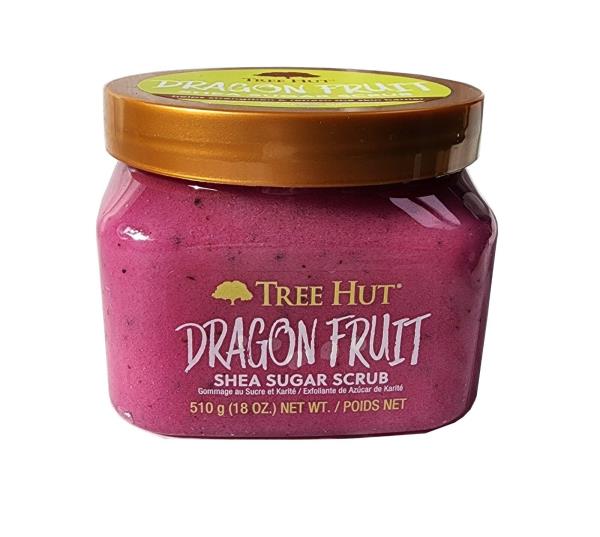 (2 Tubs) Tree Hut Dragon Fruit Shea Sugar Body Scrub - 18oz