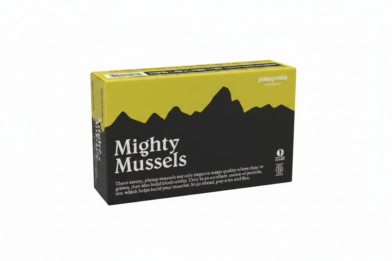 Patagonia Provisions - Lemon Herb Mussels in Extra Virgin Olive Oil | Responsibly sourced | 16g Protein & Gluten Free