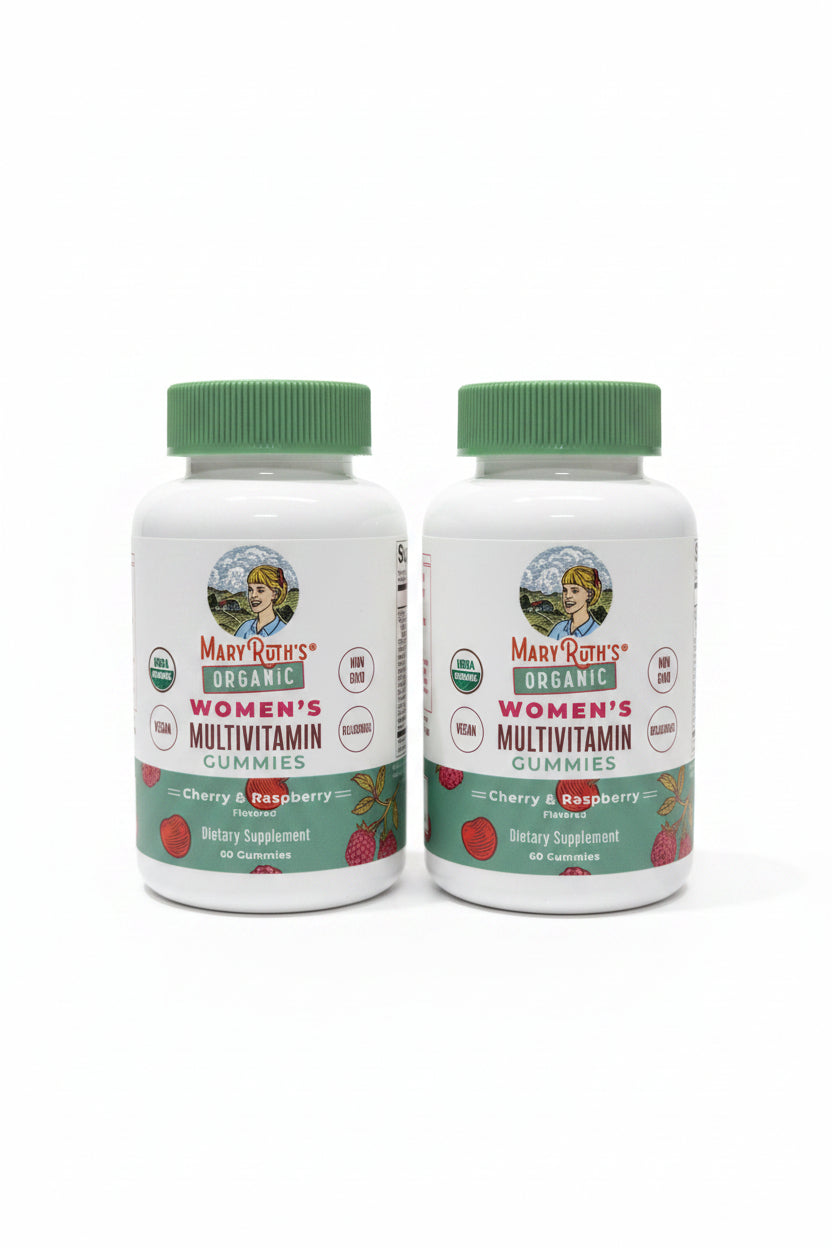 (2 bottles) MaryRuth Organics Multivitamin for Women 14 | Women's Multivitamin Gummies for Immune Support| Skin Health | Sugar Free | Vegan | Non-GMO | 60 Count